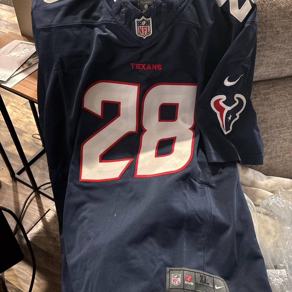 Nike Houston Texans Navy Jersey #28